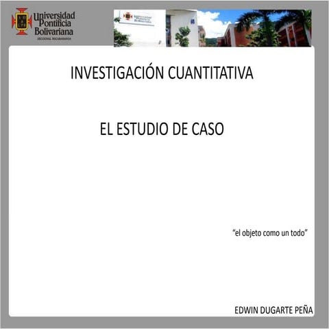 El estudio de caso