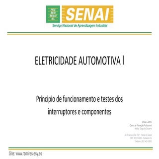 Eletricidade automotiva i