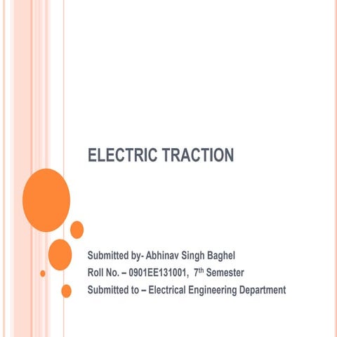 Eletric traction