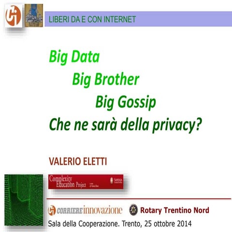 Eletti big data_trento_25ott14