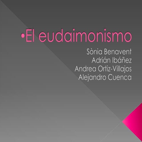Eudemonismo | PPTX
