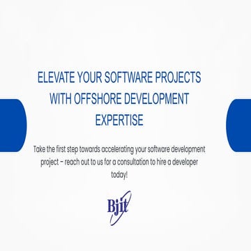 Elevate Your Software Projects with Offshore Development Expertise