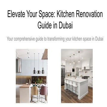 Kitchen Renovation: Creating Your Dream Cooking Space | PDF - Budget Luxury Kitchen Renovation Ideas Pdf