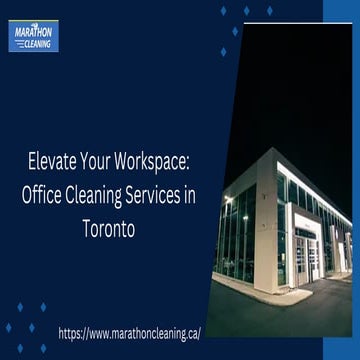 The Ultimate Guide to Janitorial Cleaning Services in Toronto | PDF