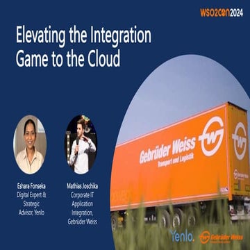 WSO2CON 2024 - Elevating the Integration Game to the Cloud