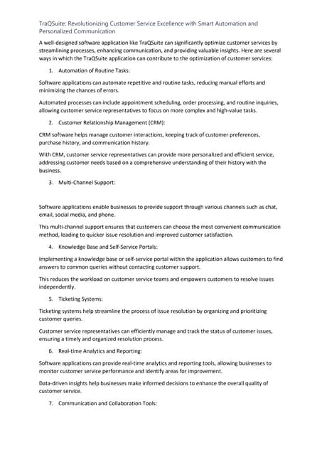 Revolutionizing Customer Service Excellence with Smart Automation and Persona...