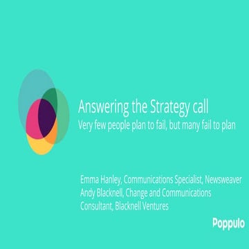 [Webinar] Elevating Internal Communications: From Tactical Function to Strate...