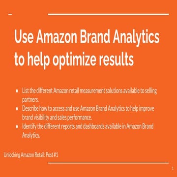 Elevating Your Amazon Retail Advance Strategy Part 5