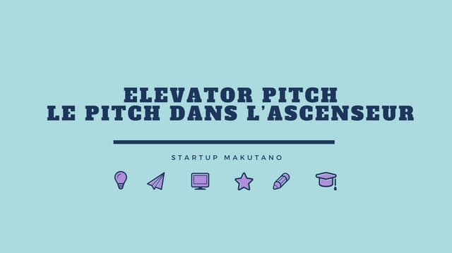 Elevator Pitch