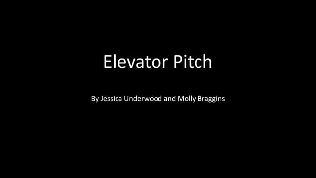 Elevator pitch as media