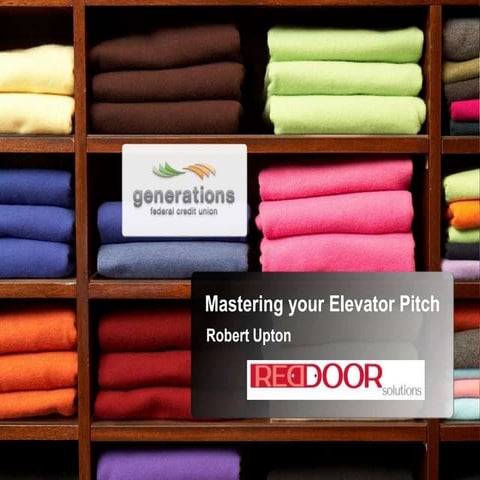 Master Your Elevator Pitch