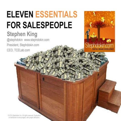 Eleven Essentials for Salespeople
