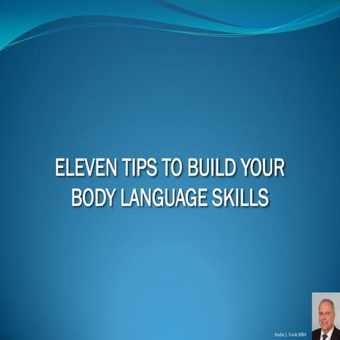 The 15 Most Common Body Language Mistakes | PPTX