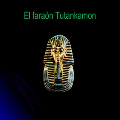 El faraón Tutankamón