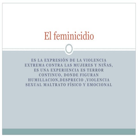 El feminicidio.pptx micheli