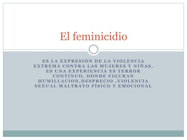 El feminicidio.pptx micheli