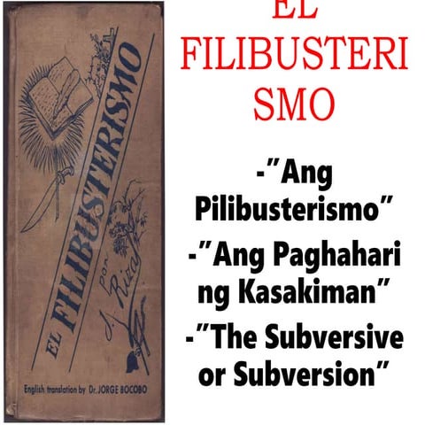 El filibusterismo