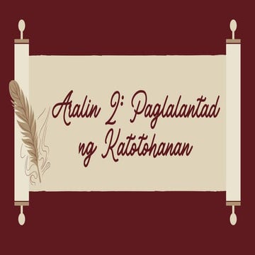 El FIlibusterismo - Aralin 2 Paglalantad ng Katotohanan.pdf