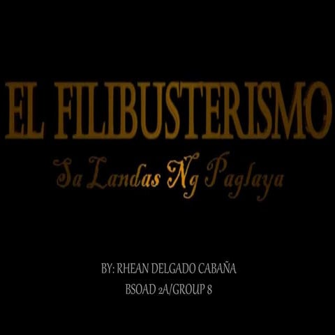 El filibusterismo (BUOD) by Rhean Cabaña