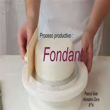El fondant