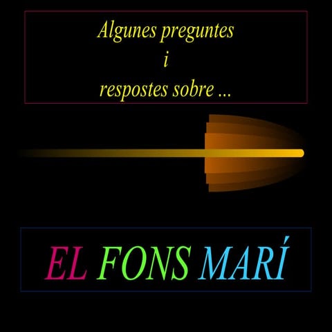 El fons marí