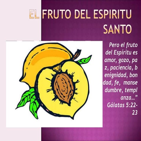 El fruto del espiritu santo   copia