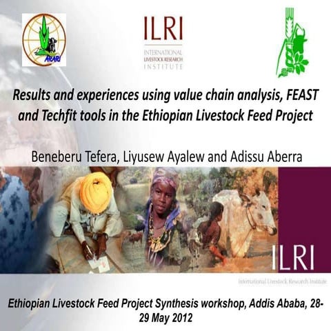 Results and experiences using value chain analysis, FEAST and Techfit tools i...