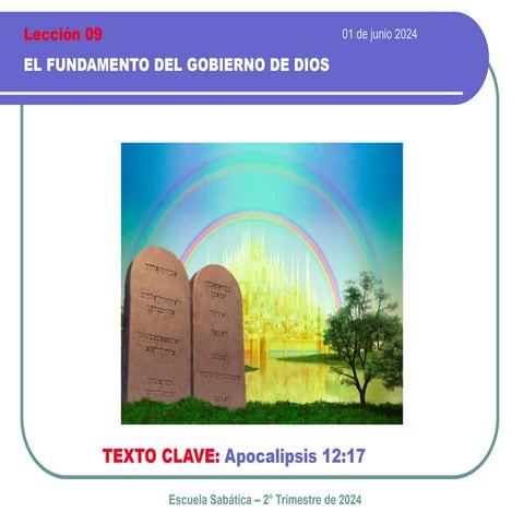 El fundamento del gobierno de Dios. El amor