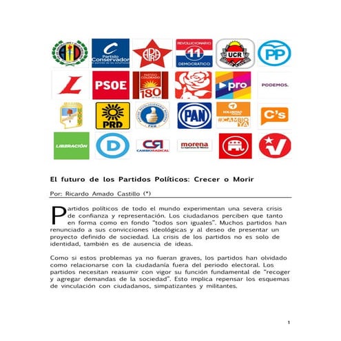 El futuro de los partidos políticos