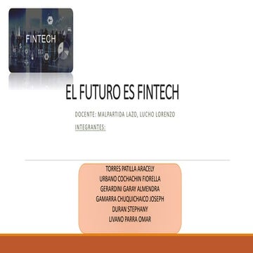 El futuro es fintech