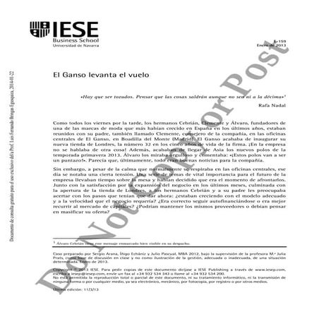 El ganso levanta vuelo