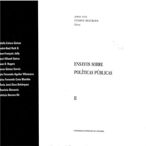 El giro argumentativo del análisis de políticas públicas ¿El lugar de la polí...