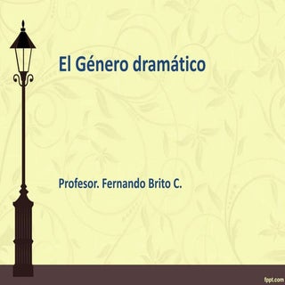 El género dramático