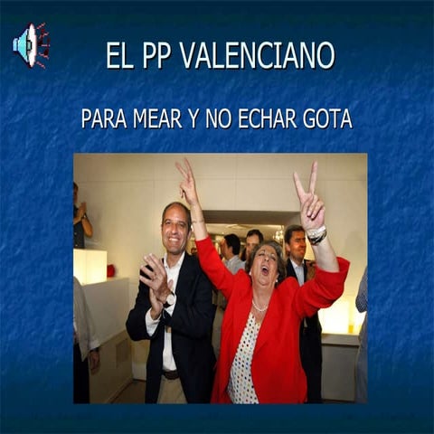 El gobierno Valenciano Corrupto e Incapaz.