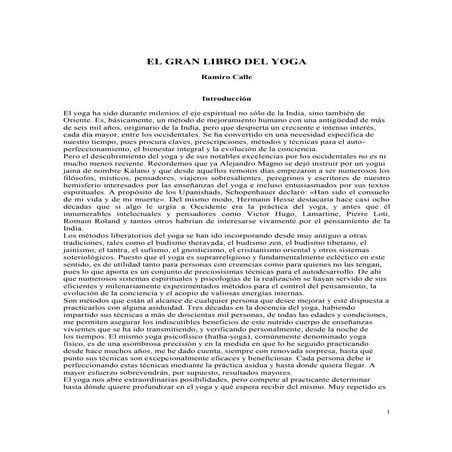 El Gran Libro del Yoga - Ramiro Calle