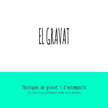 El gravat per Carmen María Belmonte