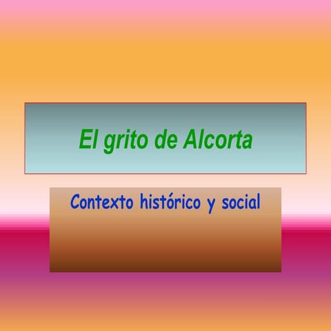 El grito de alcorta PPT