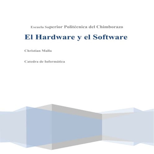 Elementos de un sistema de computo (Hardware, software, humanware) | PPTX