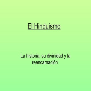 El hinduismo power point