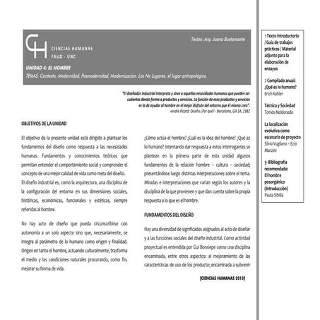 Unidad 5: El Hombre