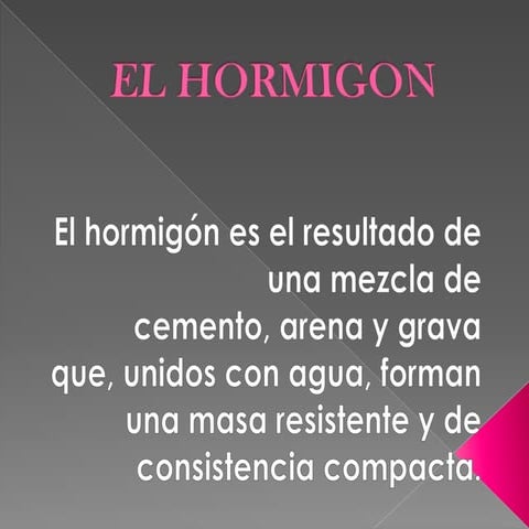 El hormigon