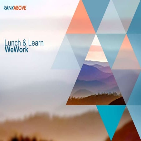 SEO Lunch & Learn (the learn part)