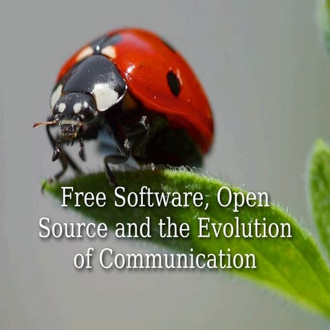 "Open Source and the Evolution of Communication" by Zak Greant @ eLiberatica ...