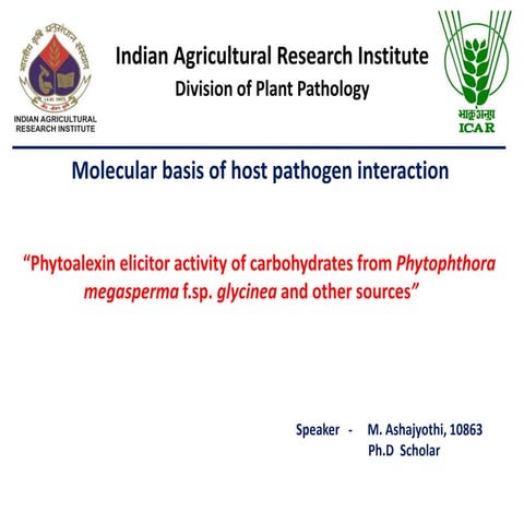 Role of biotechnology - gene silencing in plant disease control | PPT