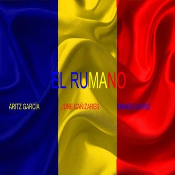 El idioma rumano | PPTX
