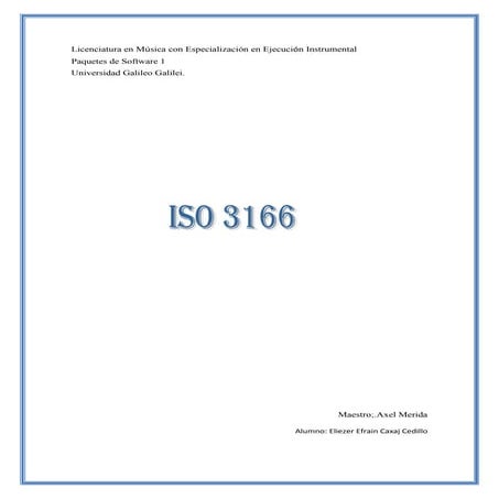 Norma iso-3166 | DOCX