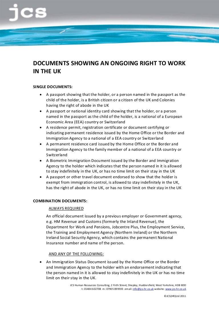 Eligibility to work_in_the_uk_-_list_a_and_b_documents