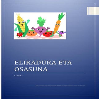 Elikadura eta osasuna