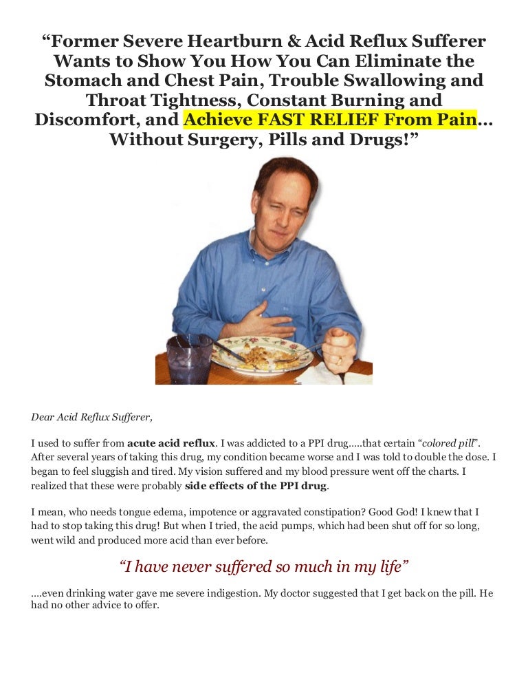 Eliminate your chest pain and burning sensation