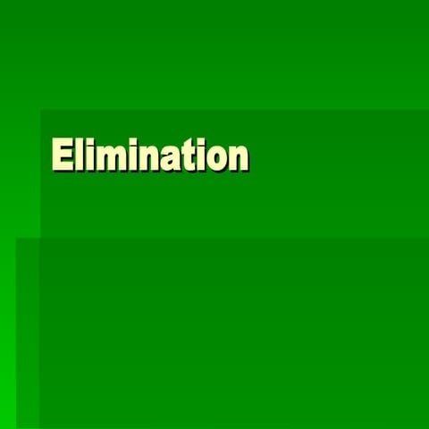 NurseReview.Org - Elimination Nursing Lecture